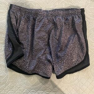 Nike Women's Black and Gray tempo running shorts